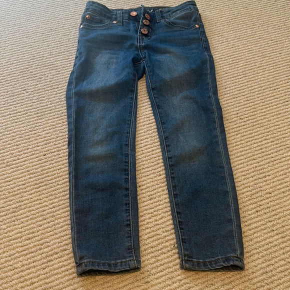 7 For all Man Kind skinny Jean girls size 8 - Picture 1 of 8